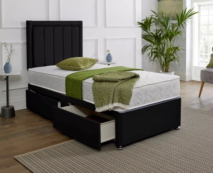 *NEW* Single Divan Bed 2FT6/3FT With Mattress & Headboard + Draws kids & adults - Image 7